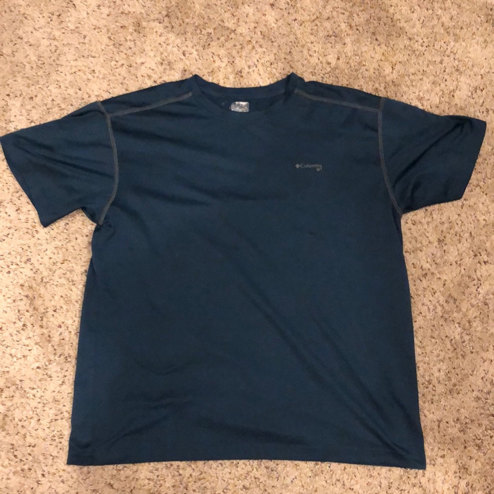 Blue Columbia Men’s Athletic Shirt